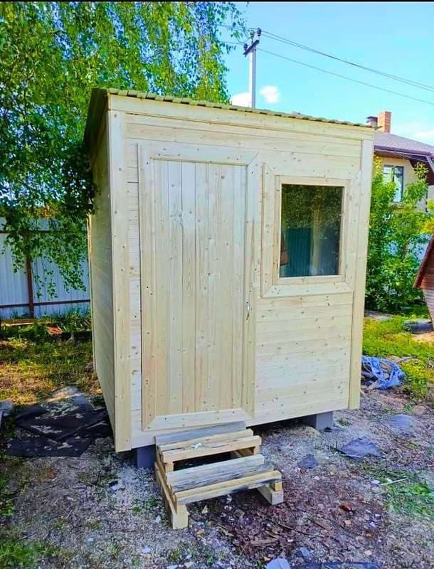 Бытовка деревянная 2 × 2 м стандартная