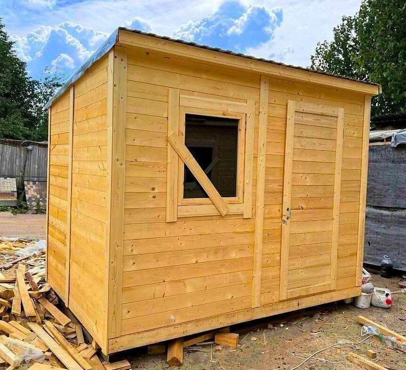 Бытовка деревянная 3 × 2,30 м стандартная