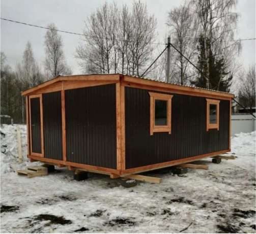 Дачный домик 6 × 4,6 м (эконом)