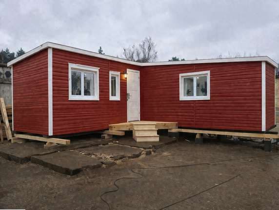 Садовый домик «Угловой» 6×3+6×3
