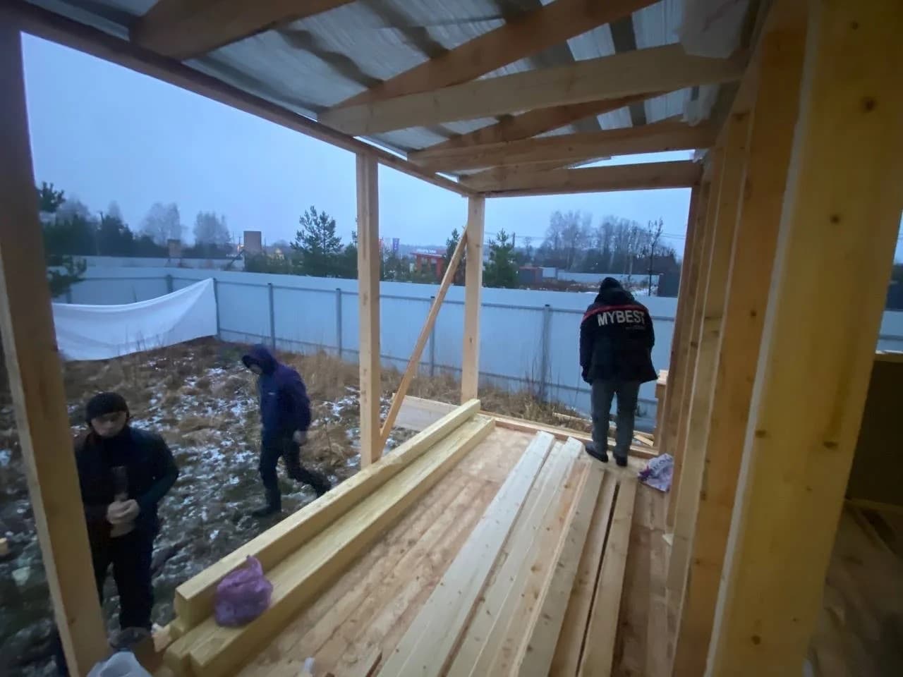 3392 · Бытовка 7×3 м + веранда 7×2 м — кадр 3