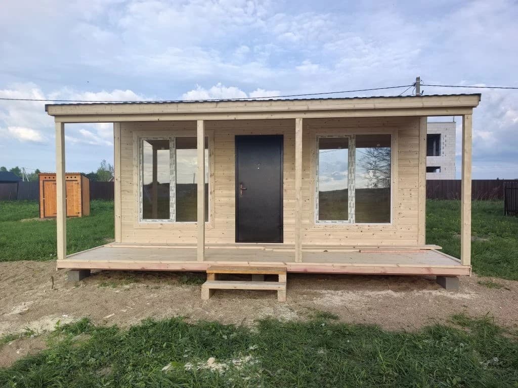 3387 · Дача 3×6 м + терраса 2×6 м