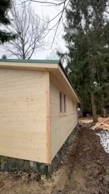 3421 · Дача 7.9×5.4 м + терраса 2.8×5.4 м — видео 1