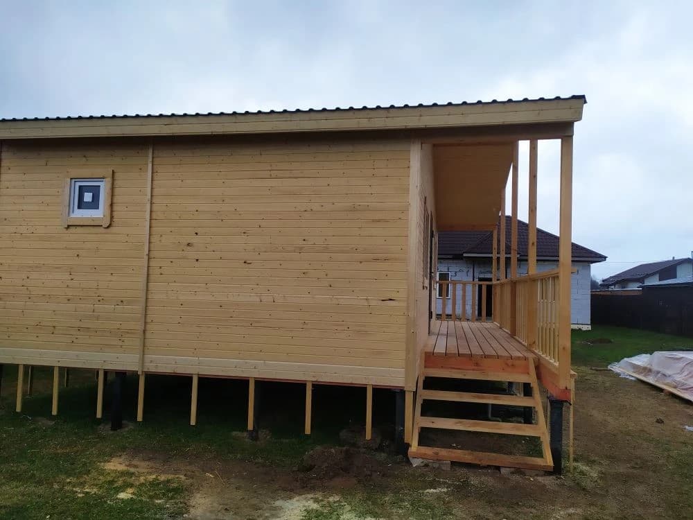 3431 · Дача 5×8 м + терраса 1.5×8 м