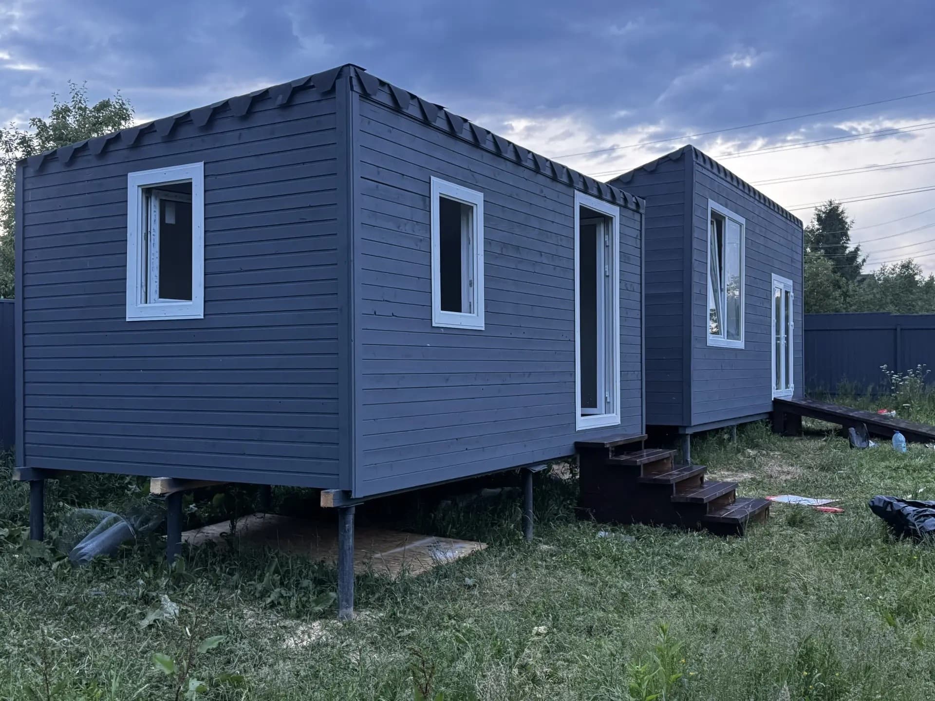 3487 · Комплекс: дача 7×3 м + бытовка 5×3 м + беседка 6×4 м