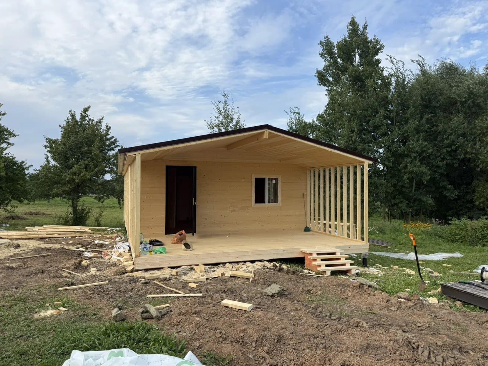 3531 · Дачный домик 6×9 м с террасой 3×6 — кадр 4