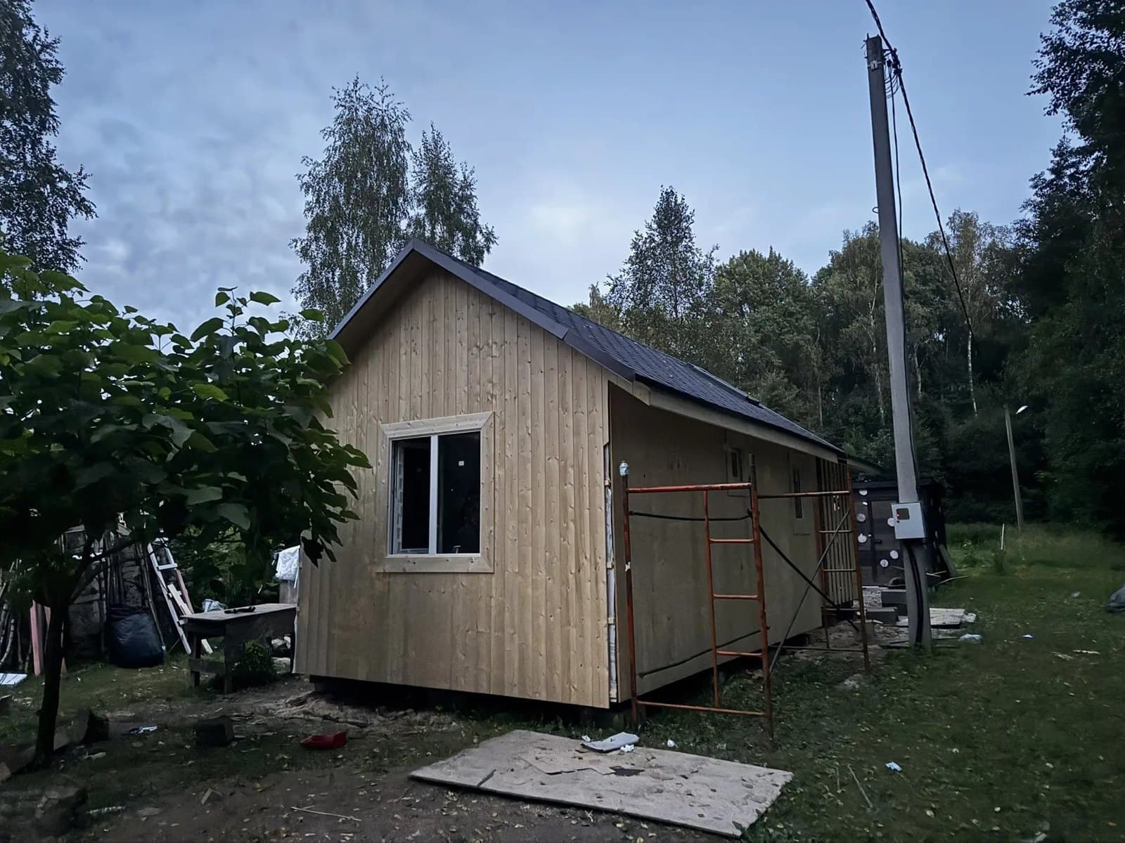 3537 · Дачный домик 6×3,6 м + дровник — кадр 2
